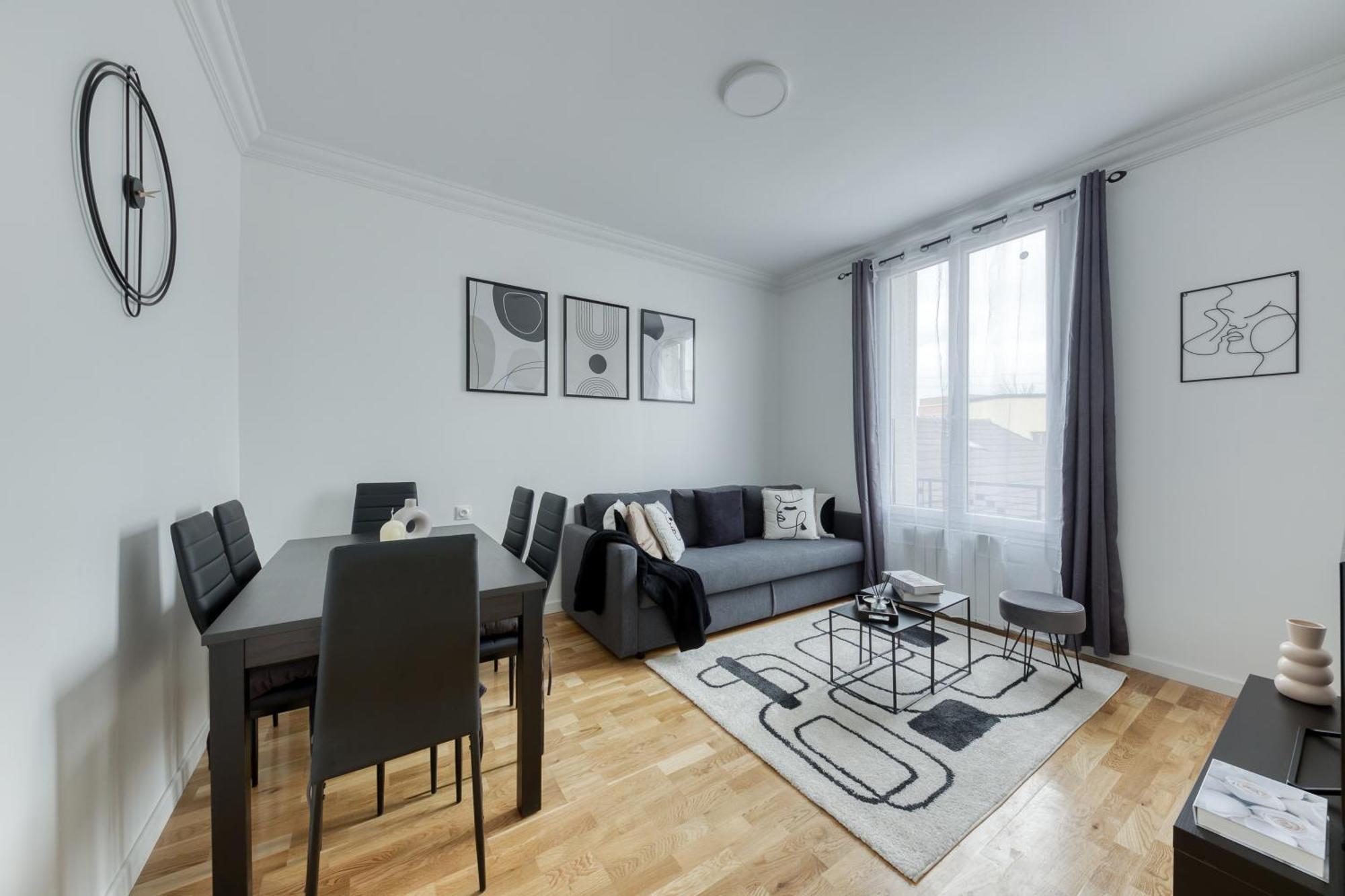 Maison 8 Personnes - Parking - Metro 7 Et Rer B A 6 Minutes 拉古尔纳夫 外观 照片