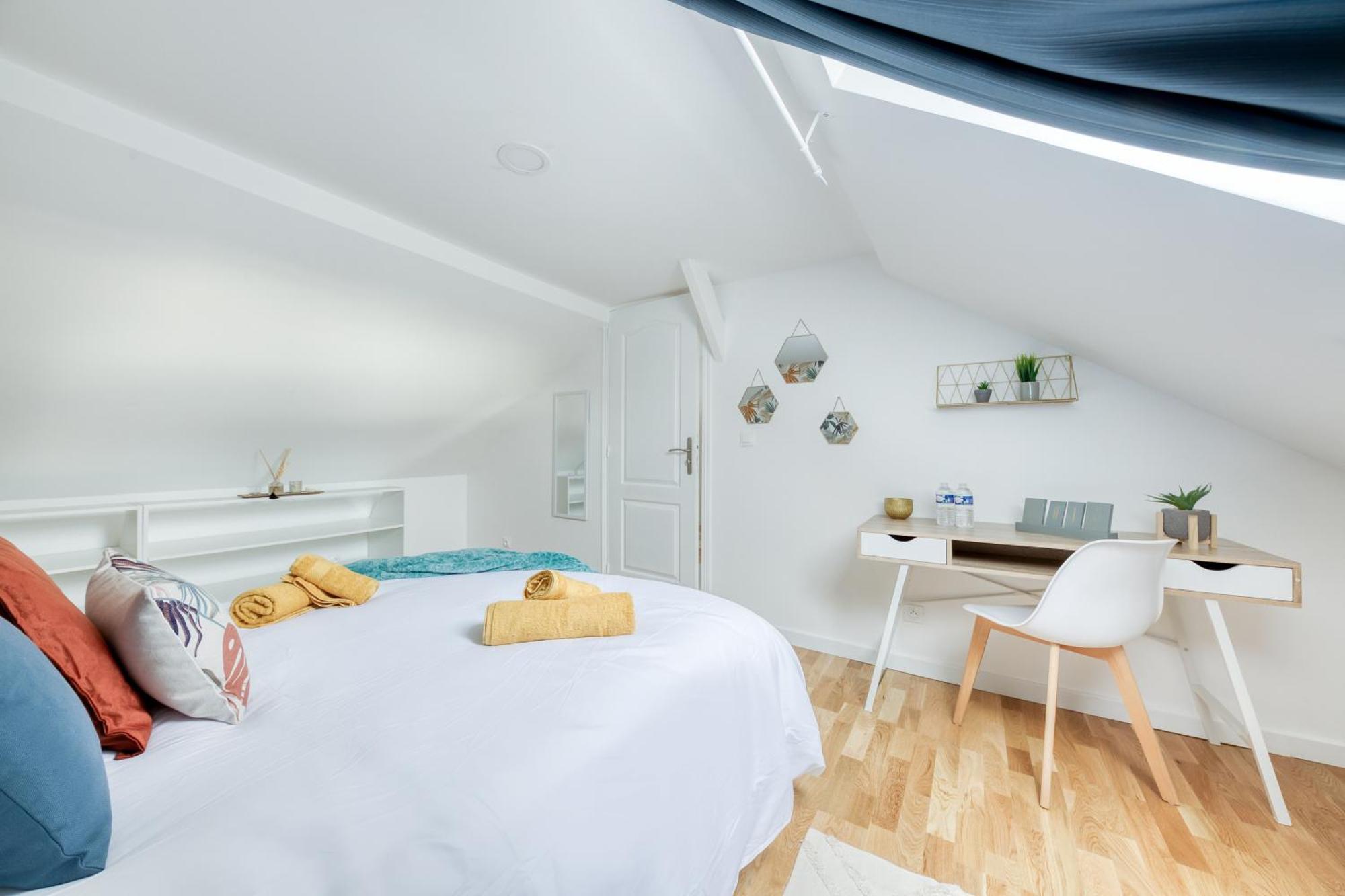 Maison 8 Personnes - Parking - Metro 7 Et Rer B A 6 Minutes 拉古尔纳夫 外观 照片